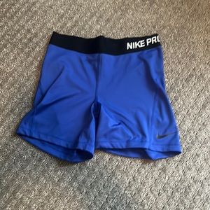 Blue nike pros